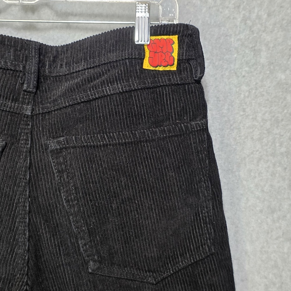 Empyre Relax Corduroy Shorts Men's 28 Black Loose Baggy Skater Trendy Y2K - Picture 4 of 8